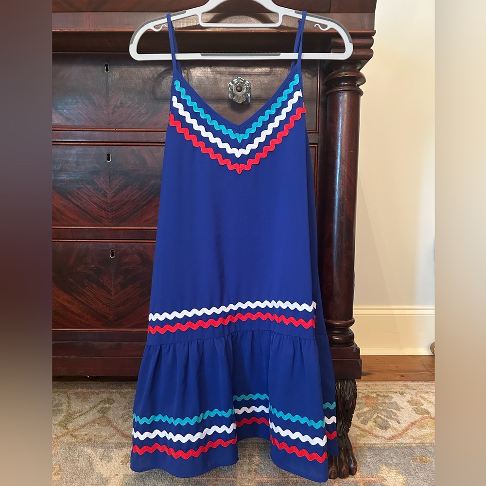 Blue Ric-Rac Dress